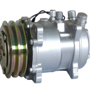 AC Compressor replace Sanden sd507 5H11 507 Compressor 12V / 24V 2 Groove V Belt Pulley Tractor Excavator Heavy Duty Truck Hot Rod