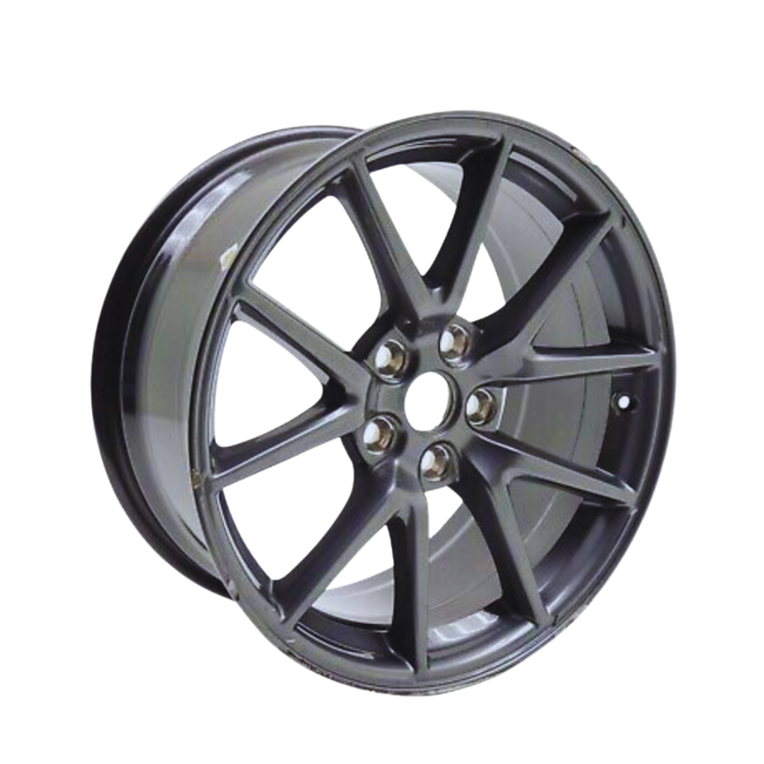 2021 Tesla Model 3 18" OEM Wheel Rim Aero W96276C - Image 2