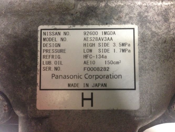 OEM A/C Compressor for Nissan LEAF 92600-1MG0A